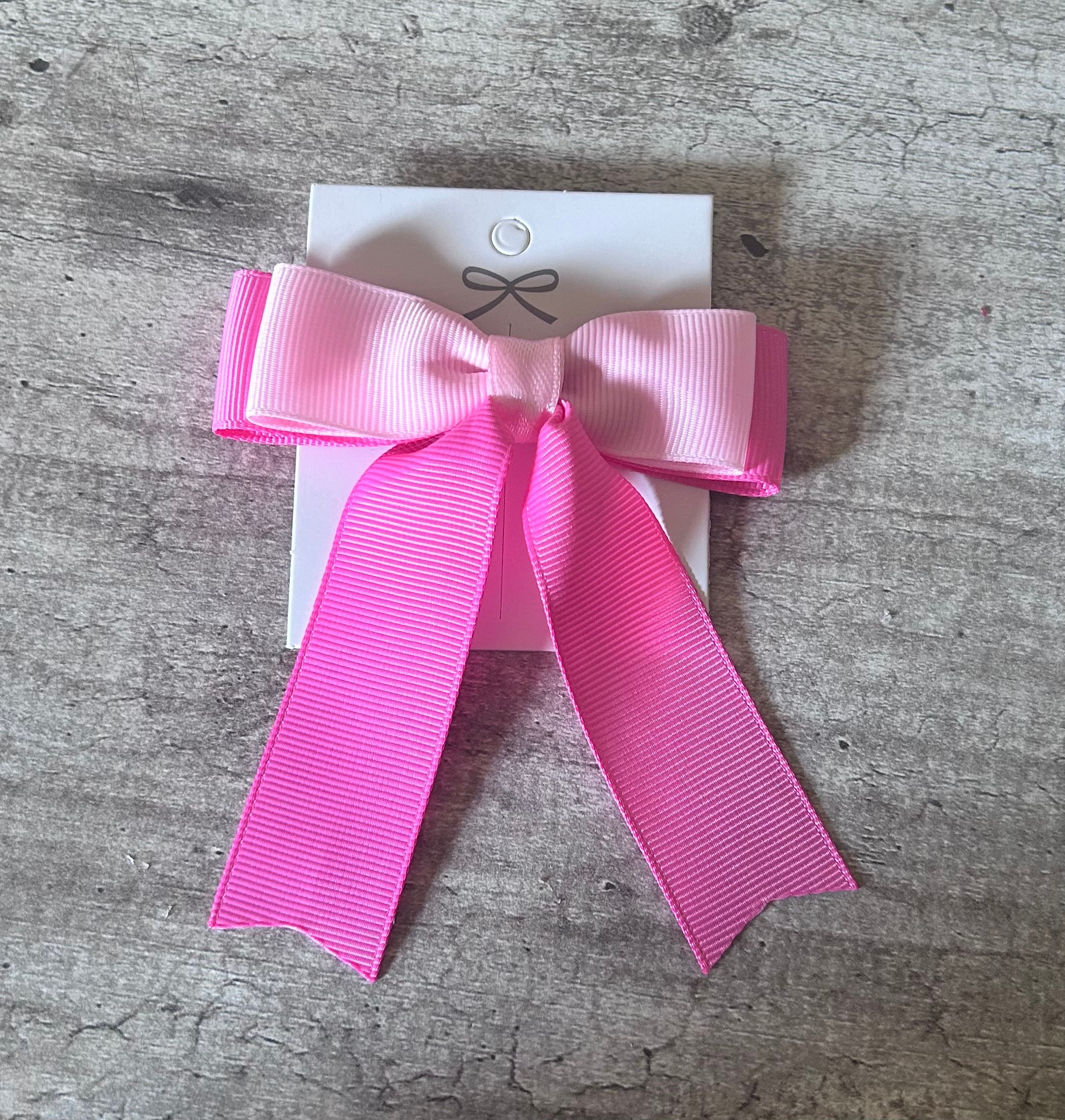 Pink duo bow